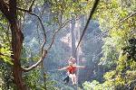 Spectacular abseil zipline adventure through the jungle around Chiang Mai